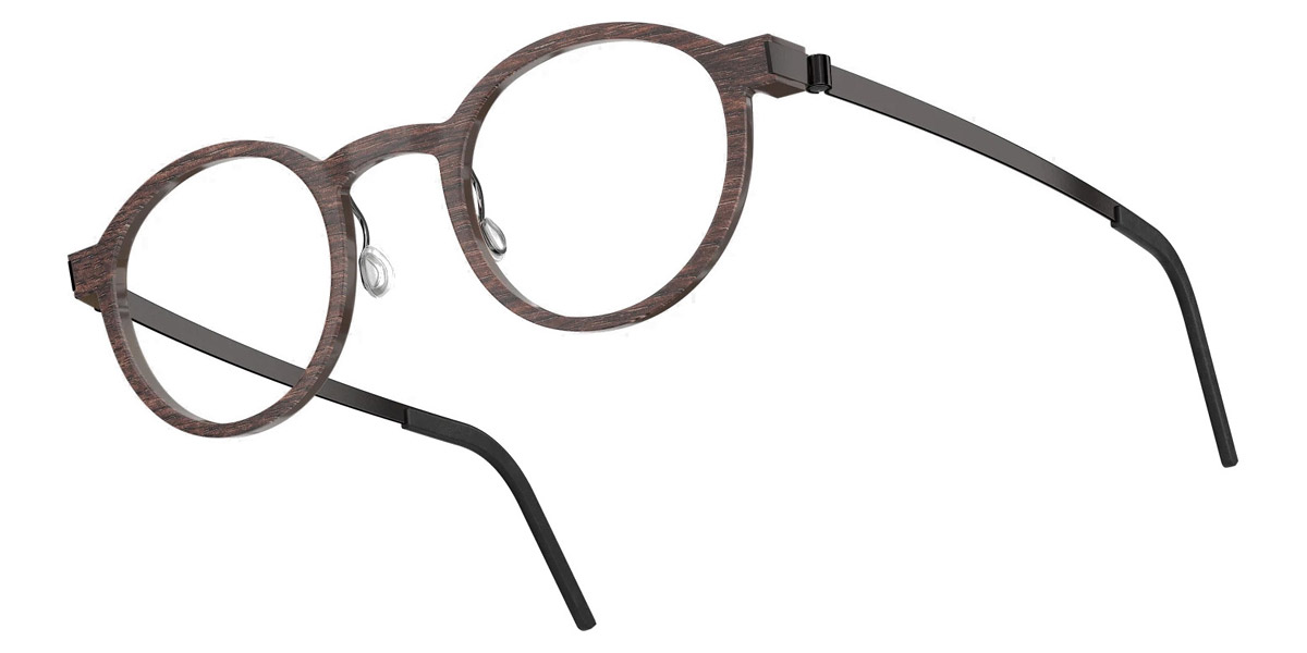 Color: Smoked Oak/Dark Brown PU9 SL12 Gray/Warm Brown Gradient- Lindberg Buffalo Titanium LND1823WB11PU945