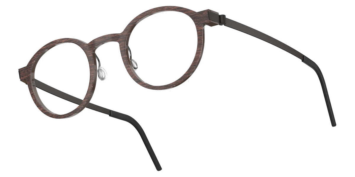 Color: Smoked Oak/Dark Brown U9 SL26 Gray/Blue Gradient- Lindberg Buffalo Titanium LND1823WB11U947