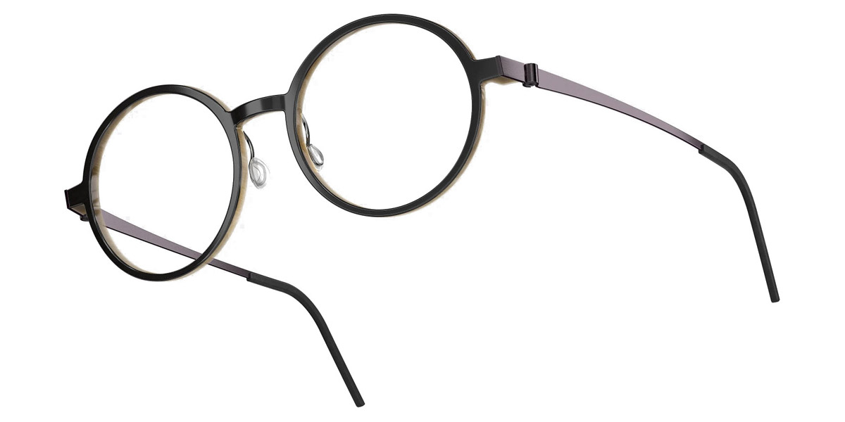 Color: Deep Black/Light Brown PU14 SL65 Dark Gray Gradient- Lindberg Buffalo Titanium LND1827H26PU1450