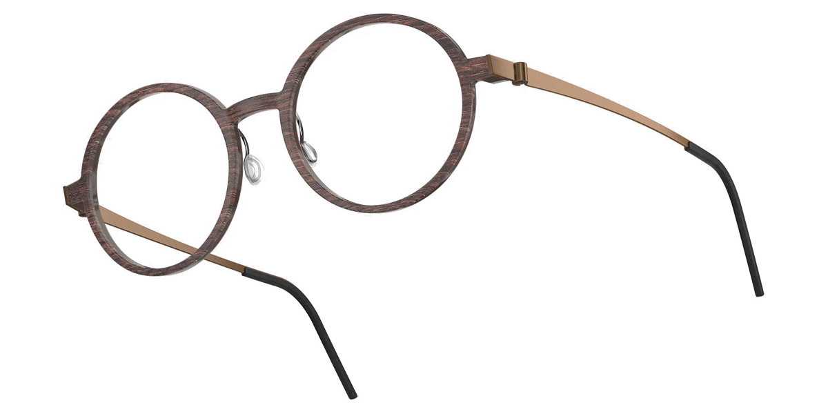 Color: Smoked Oak/Dark Brown PU15 SL87 Dark Gray- Lindberg Buffalo Titanium LND1827WB11PU1550