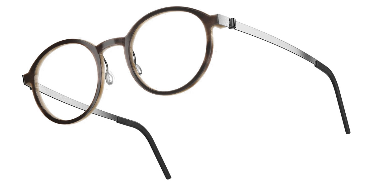 Color: Medium Brown/Light Brown P10 SL93 Blue Gradient- Lindberg Buffalo Titanium LND1828H18P1045