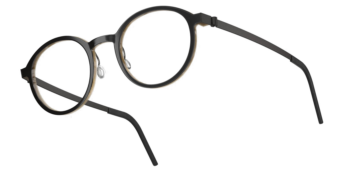 Color: Deep Black/Light Brown U9 SL86 Dark Gray Gradient- Lindberg Buffalo Titanium LND1828H26U945