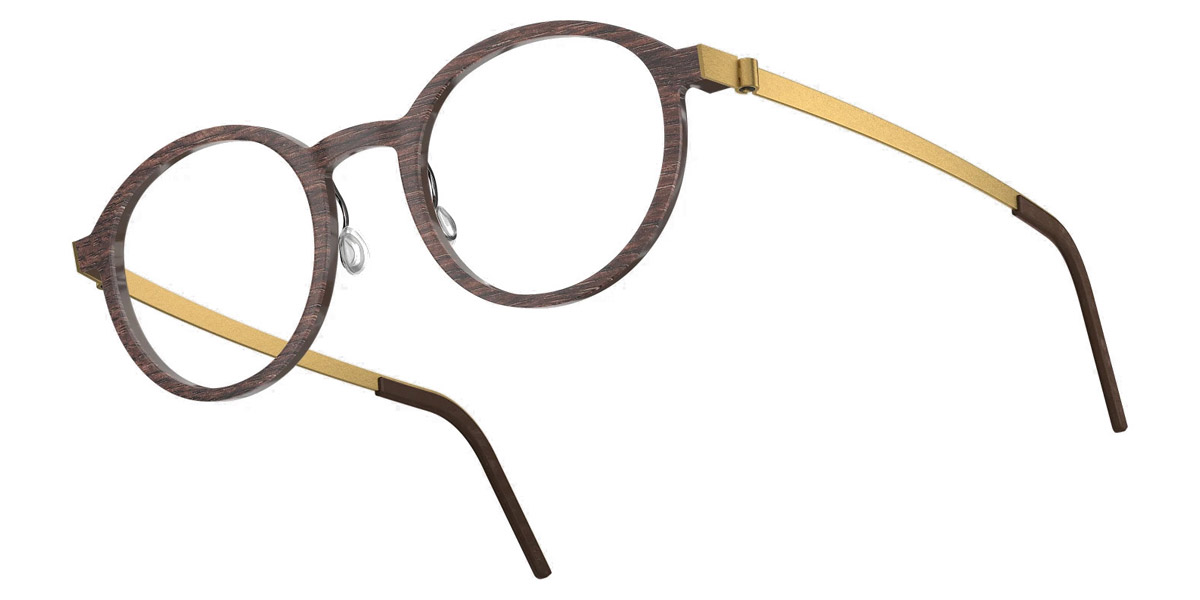 Color: Smoked Oak/Dark Brown GT SL10 Light Brown Gradient- Lindberg Buffalo Titanium LND1828WB11GT45