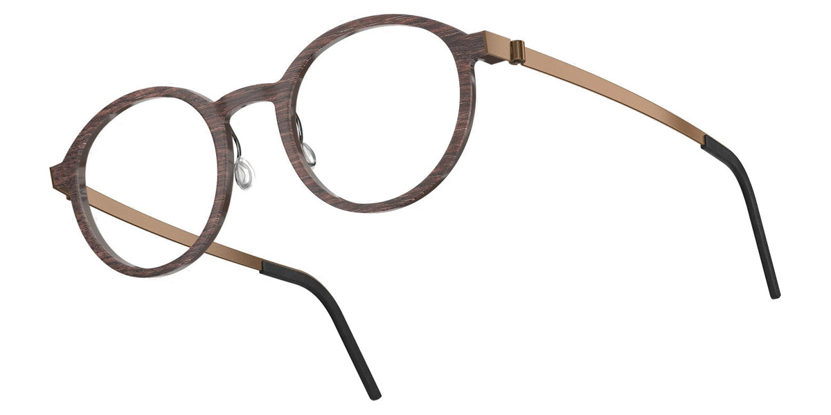 Color: Smoked Oak/Dark Brown PU15 SL43 Blue/Gray- Lindberg Buffalo Titanium LND1828WB11PU1545