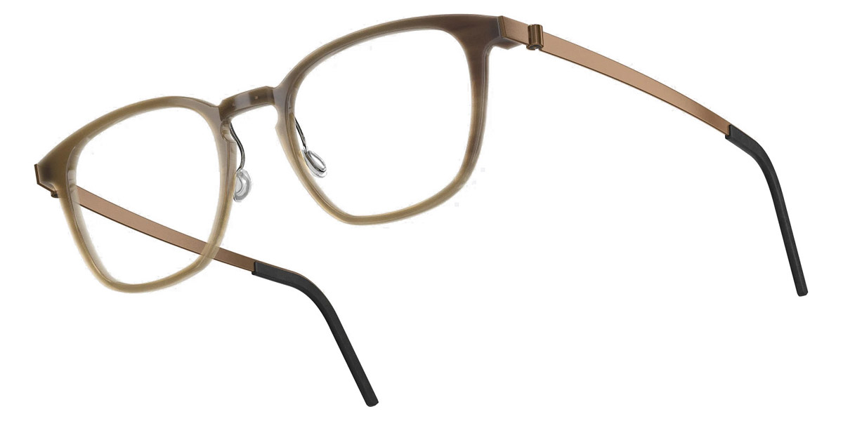 Color: Light Brown PU15 SL93 Blue Gradient- Lindberg Buffalo Titanium LND1843H16PU1549