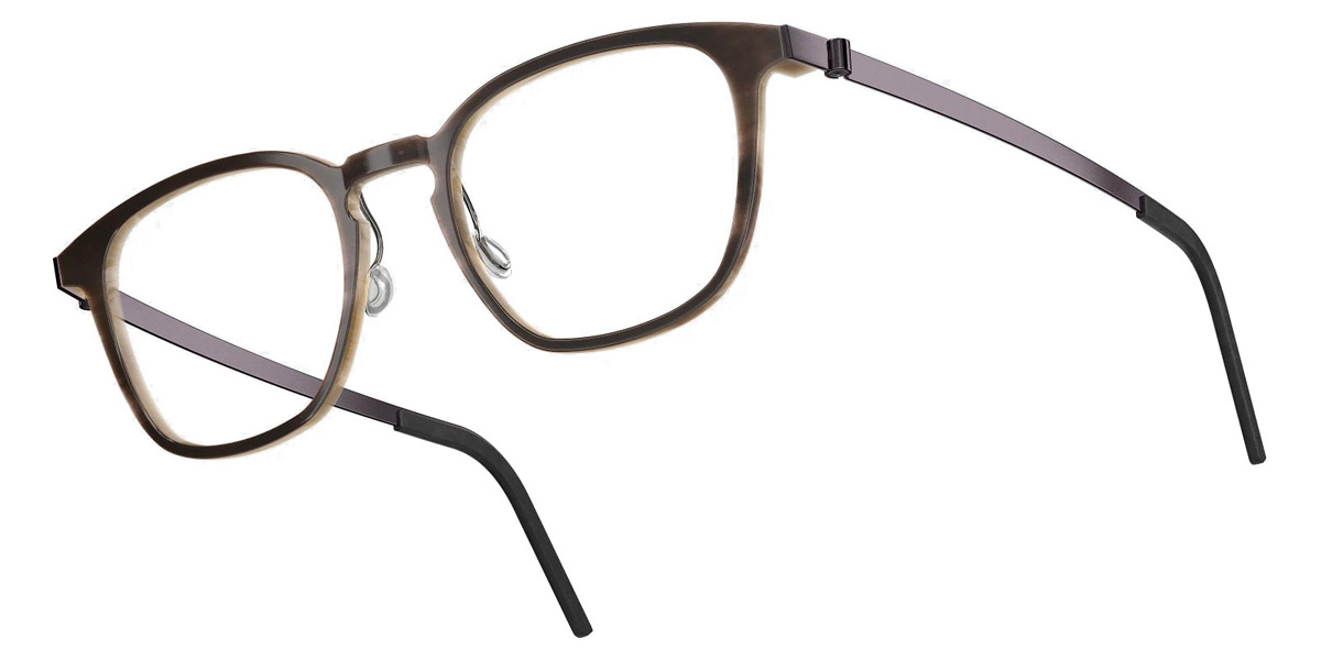 Color: Medium Brown/Light Brown PU14 IP02 Gray Polarized- Lindberg Buffalo Titanium LND1843H18PU1449