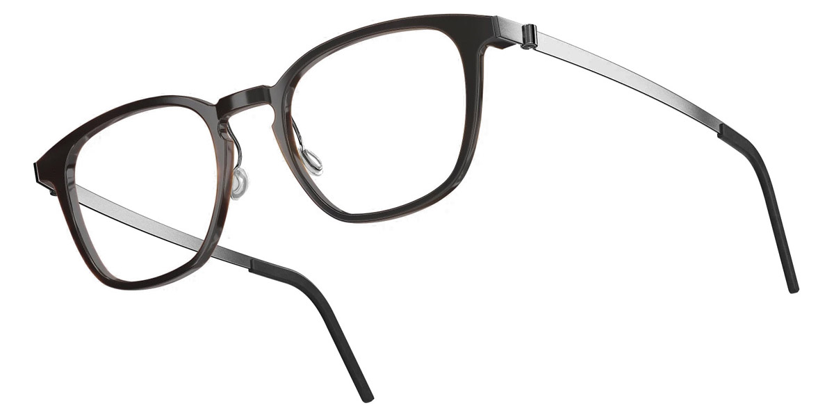 Color: Dark Brown P10 SL49 Light Silver Mirrored-Gray- Lindberg Buffalo Titanium LND1843H20P1049