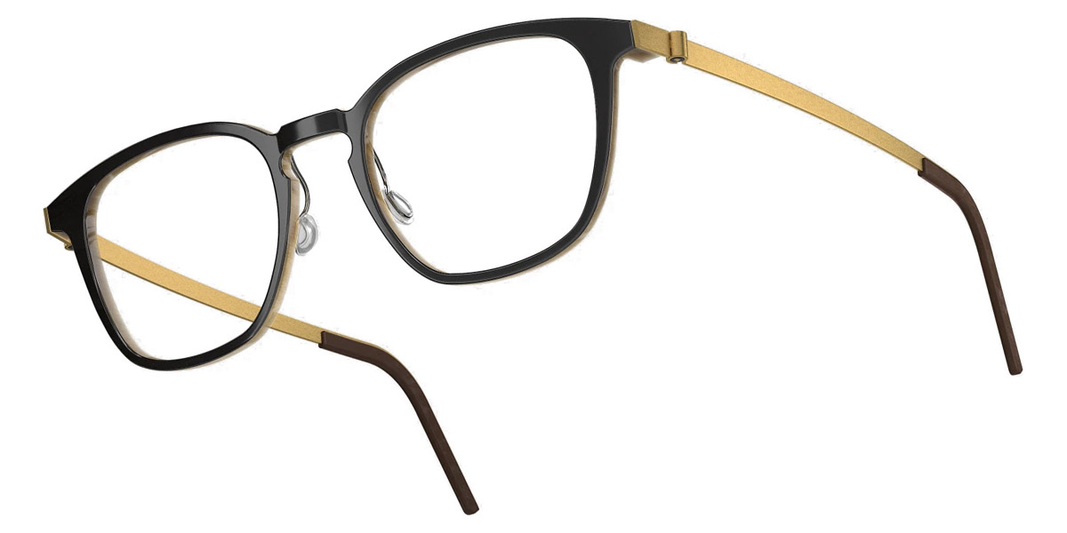 Color: Deep Black/Light Brown GT SL86 Dark Gray Gradient- Lindberg Buffalo Titanium LND1843H26GT49