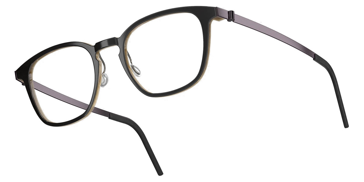 Color: Deep Black/Light Brown PU14 SL93 Blue Gradient- Lindberg Buffalo Titanium LND1843H26PU1449