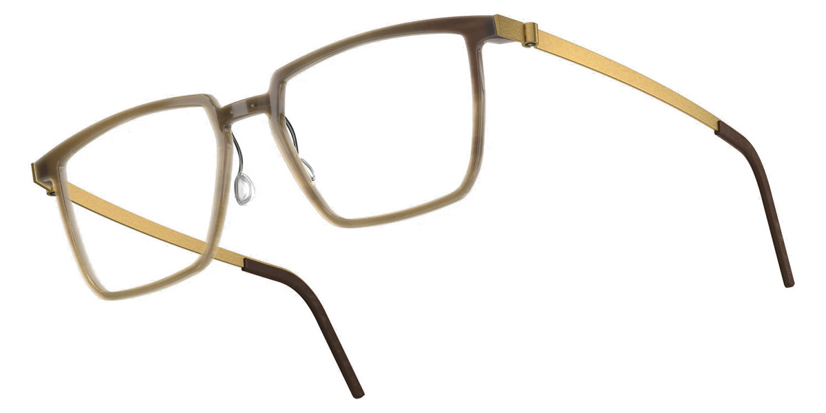 Color: Light Brown GT SL98 Warm Gray Gradient- Lindberg Buffalo Titanium LND1844H16GT55