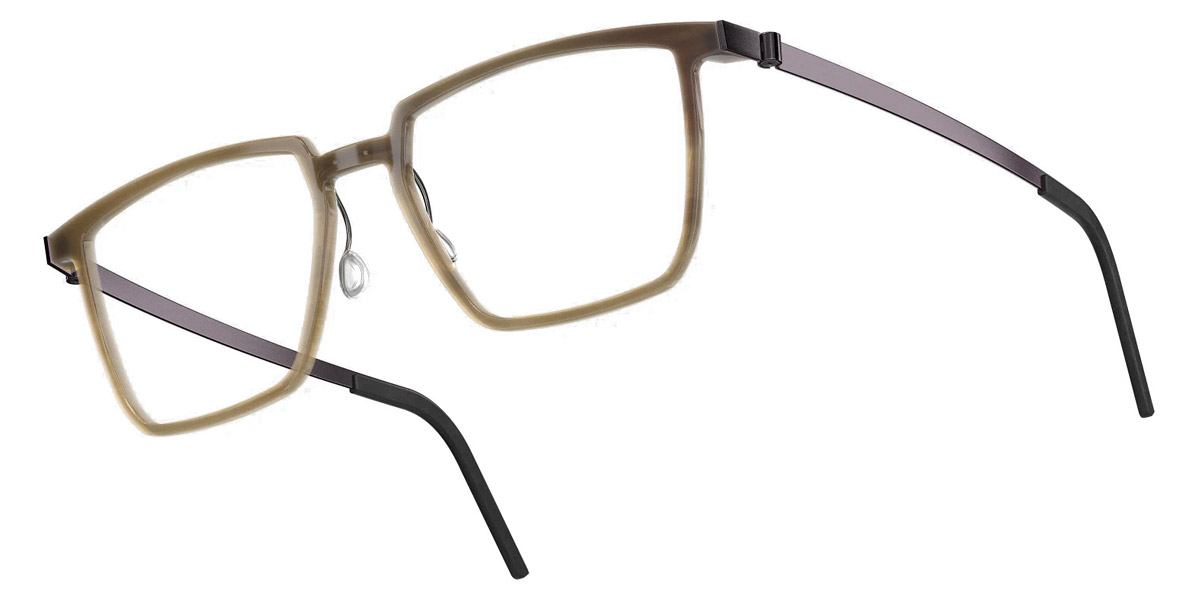 Color: Light Brown PU14 SL18 Gray/Brown Gradient- Lindberg Buffalo Titanium LND1844H16PU1453