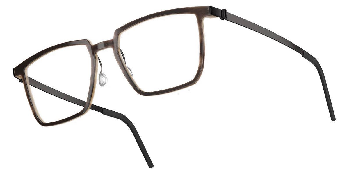 Color: Medium Brown/Light Brown PU9 SL82 Green Gradient- Lindberg Buffalo Titanium LND1844H18PU953