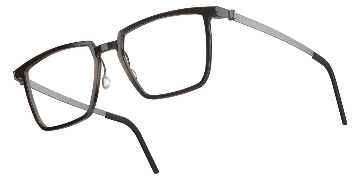 Color: Dark Brown 10 SL87 Dark Gray- Lindberg Buffalo Titanium LND1844H201053