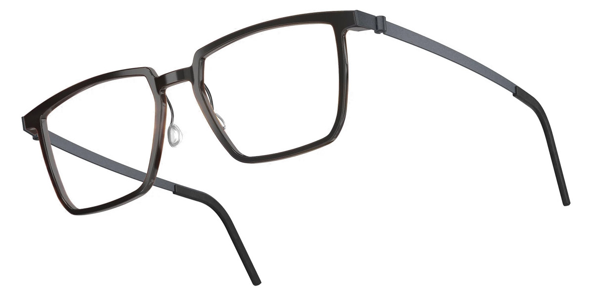 Color: Dark Brown U16 SL93 Blue Gradient- Lindberg Buffalo Titanium LND1844H20U1655