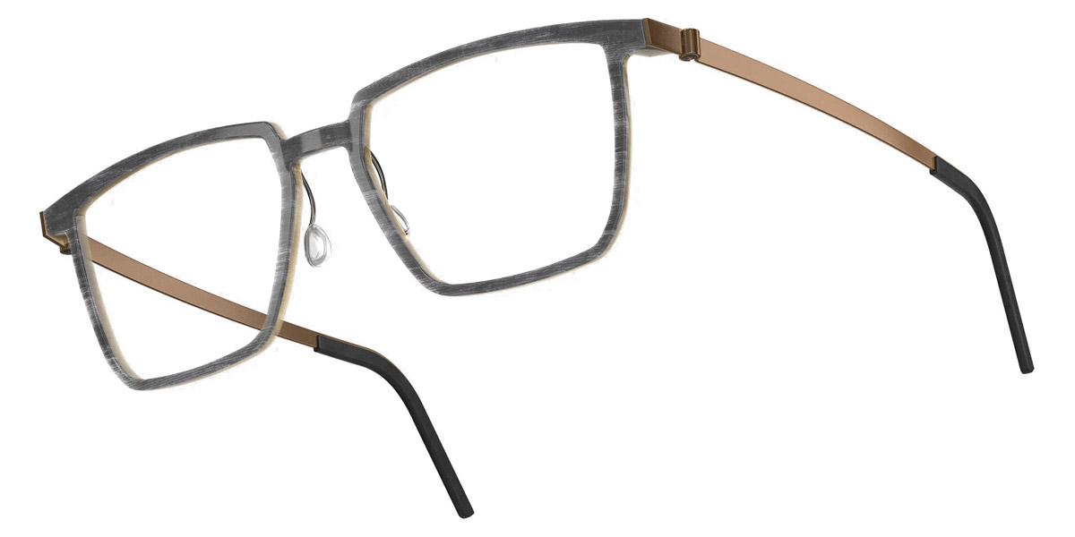 Color: Shadow/Light Brown PU15 SL54 Rose Gold Mirrored-Medium Gray- Lindberg Buffalo Titanium LND1844HTE26PU1555