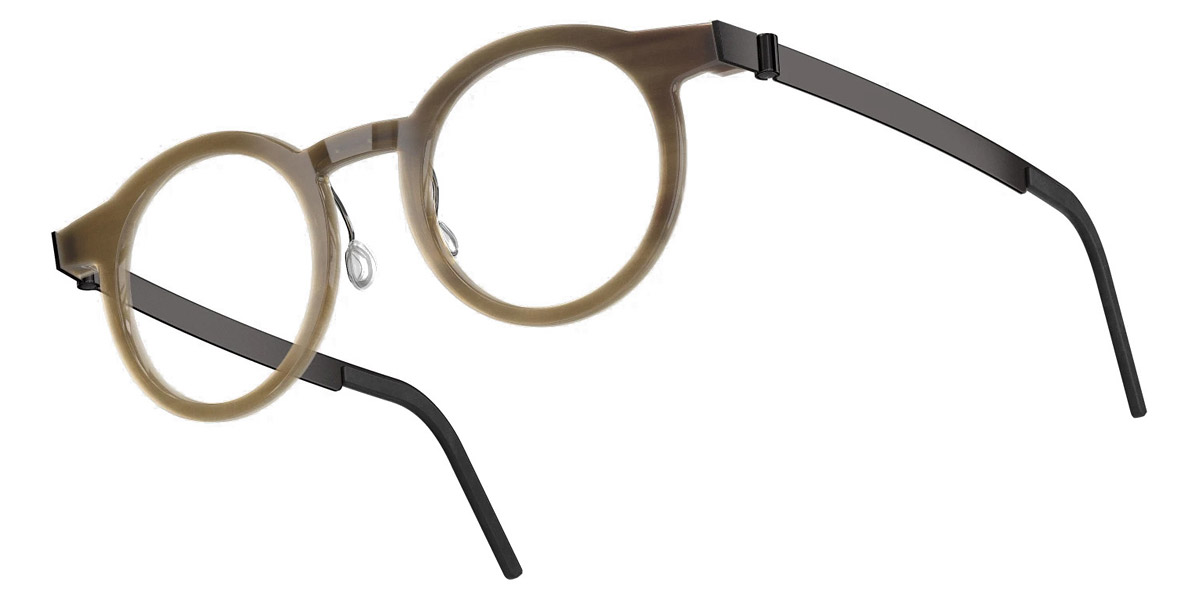 Color: Light Brown PU9 SL49 Light Silver Mirrored-Gray- Lindberg Buffalo Titanium LND1846H16PU944