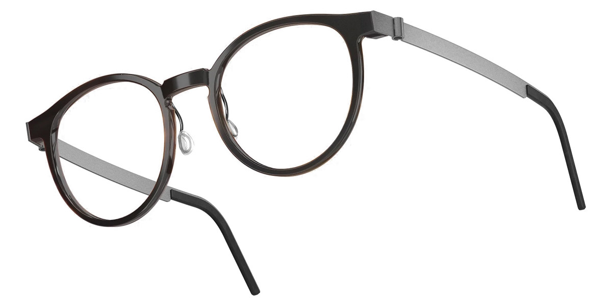 Color: Dark Brown 10 SL10 Light Brown Gradient- Lindberg Buffalo Titanium LND1849H201053