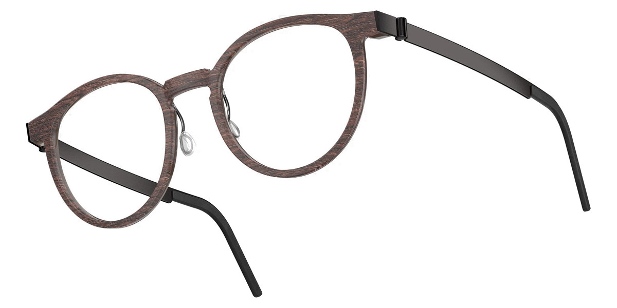 Color: Smoked Oak/Dark Brown PU9 SL49 Light Silver Mirrored-Gray- Lindberg Buffalo Titanium LND1849WB11PU951