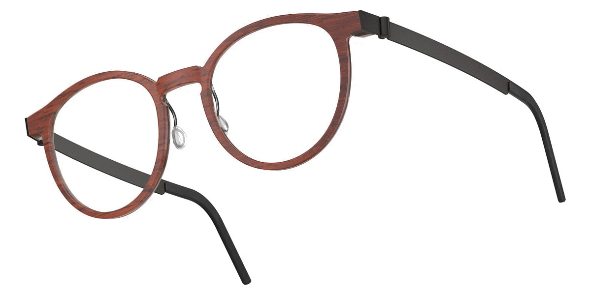 Color: Padauk/Dark Brown U9 SL93 Blue Gradient- Lindberg Buffalo Titanium LND1849WD13U953