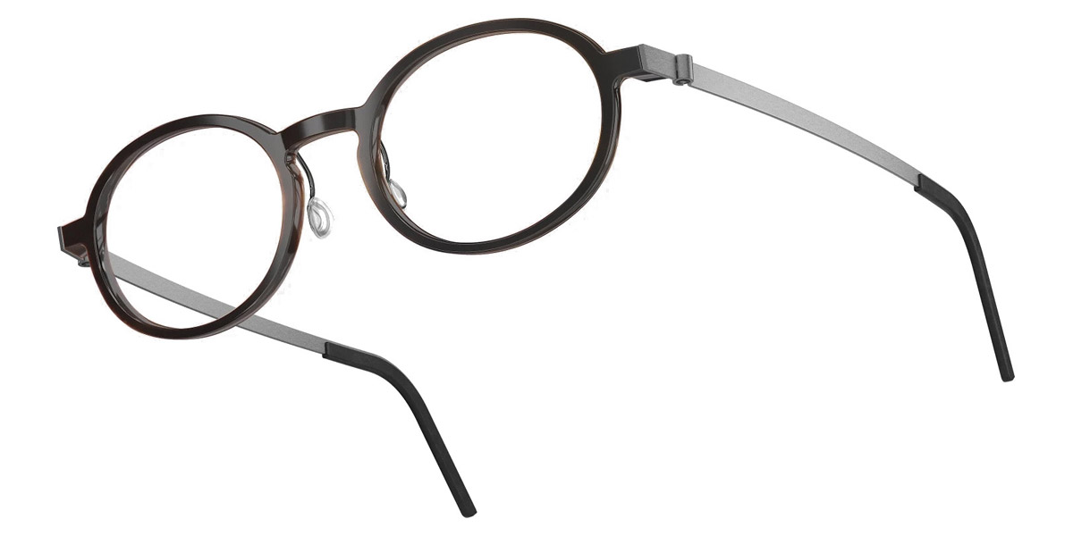 Color: Dark Brown 10 SL54 Rose Gold Mirrored-Medium Gray- Lindberg Buffalo Titanium LND1850H201050