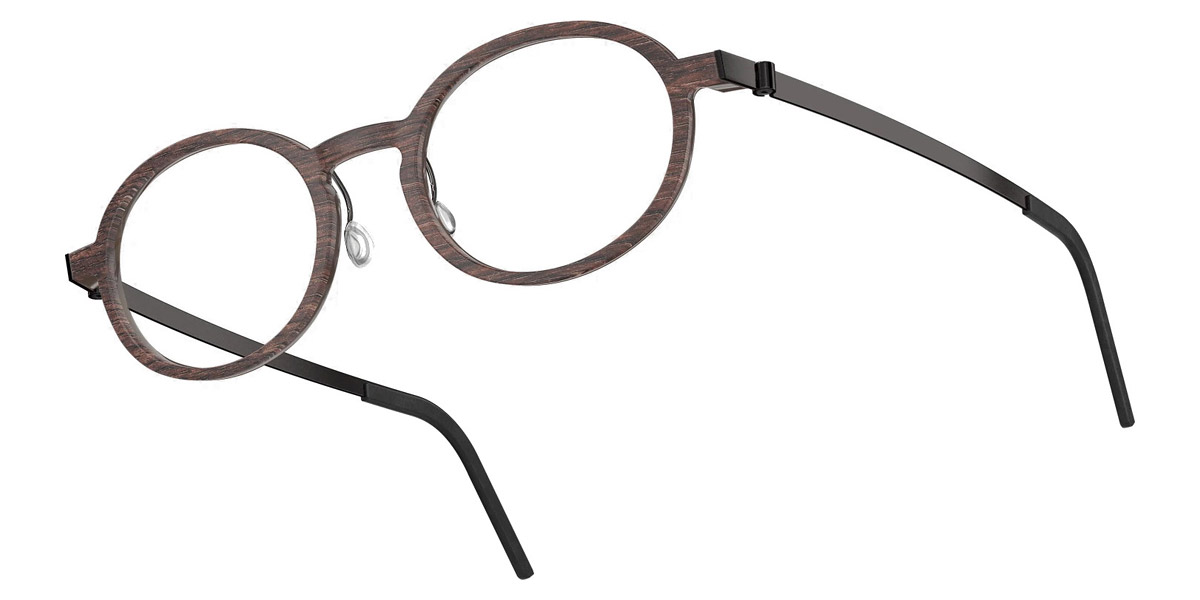 Color: Smoked Oak/Dark Brown PU9 SL84 Gray Green- Lindberg Buffalo Titanium LND1850WB11PU950