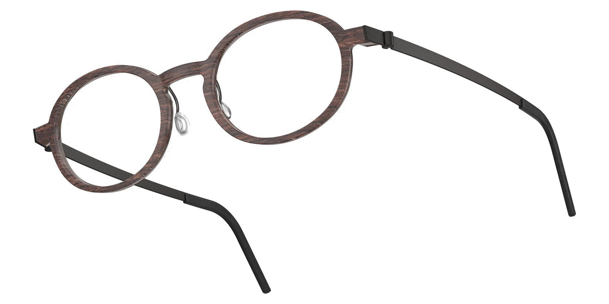 Color: Smoked Oak/Dark Brown U9 SL87 Dark Gray- Lindberg Buffalo Titanium LND1850WB11U950