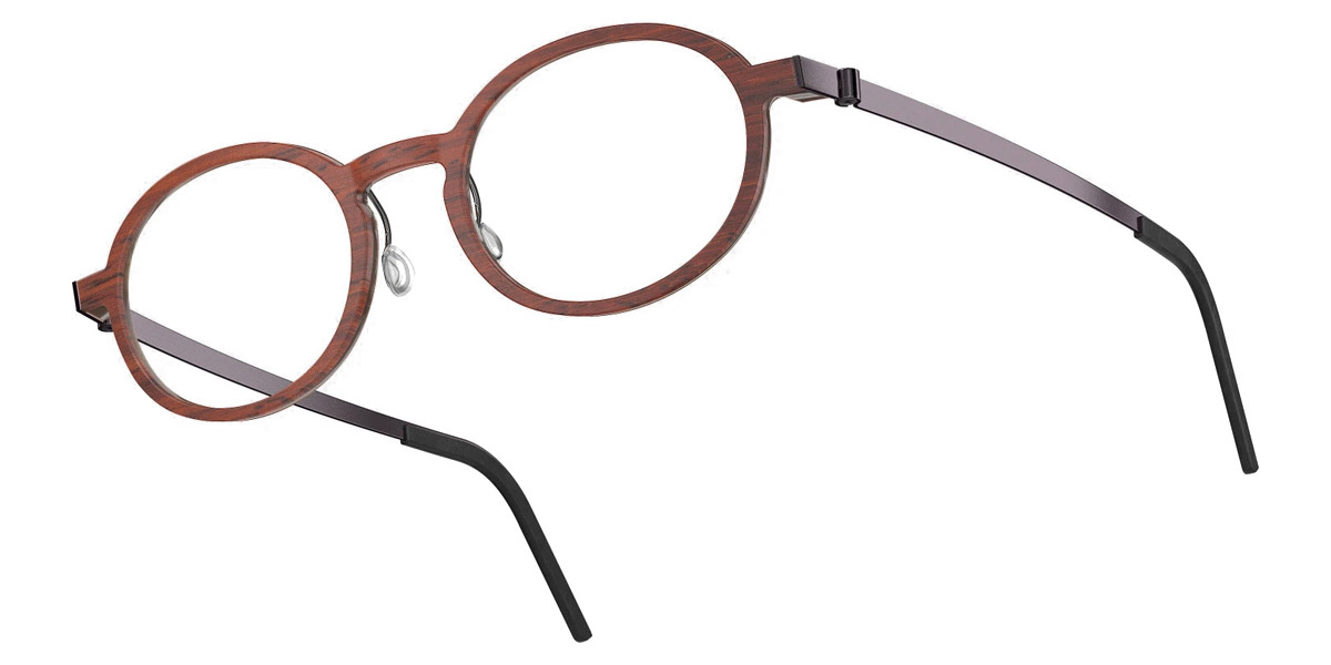 Color: Padauk/Dark Brown PU14 SL103 Gray/Green Gradient- Lindberg Buffalo Titanium LND1850WD13PU1450