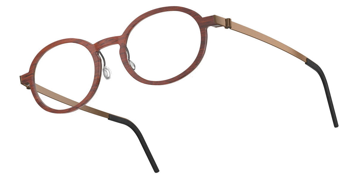 Color: Padauk/Dark Brown PU15 SL104 Brown- Lindberg Buffalo Titanium LND1850WD13PU1550