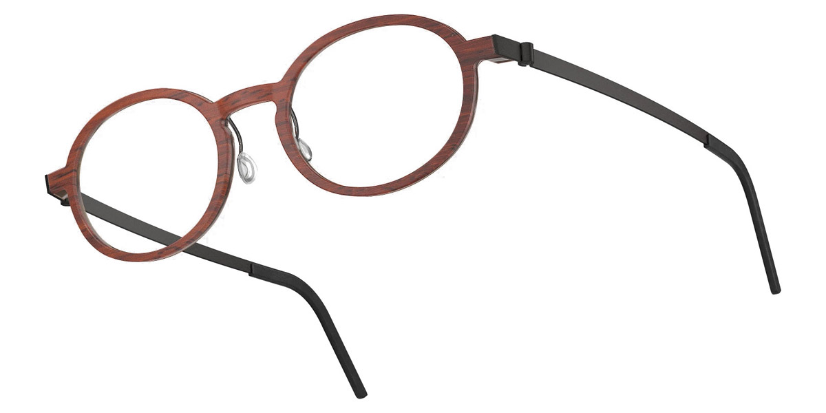 Color: Padauk/Dark Brown U9 IP01 Brown Polarized- Lindberg Buffalo Titanium LND1850WD13U950