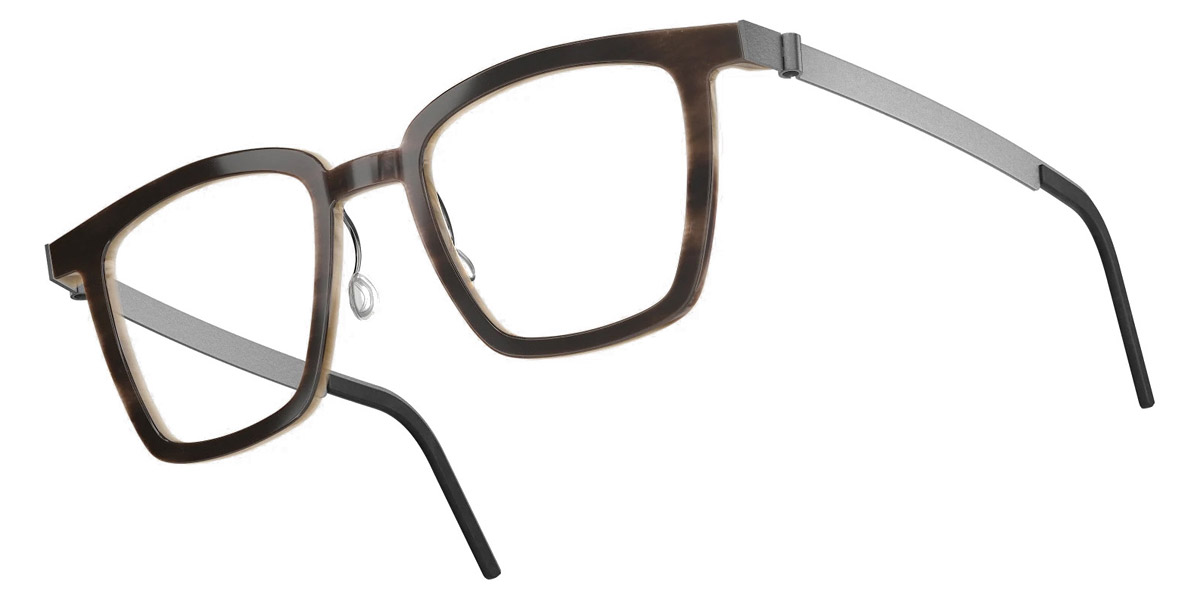 Color: Medium Brown/Light Brown 10 SL82 Green Gradient- Lindberg Buffalo Titanium LND1853H181050