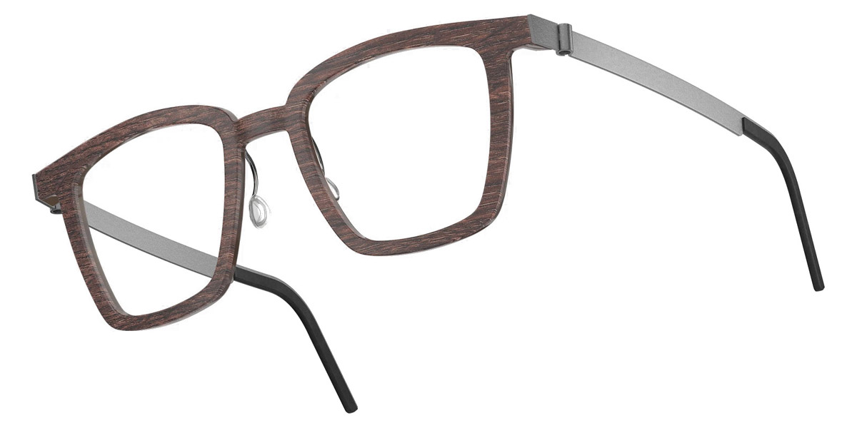 Color: Smoked Oak/Dark Brown 10 SL101 Warm Gray- Lindberg Buffalo Titanium LND1853WB111050