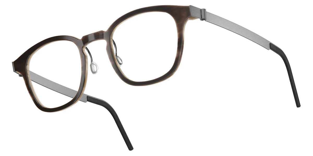 Color: Medium Brown/Light Brown 10 SL87 Dark Gray- Lindberg Buffalo Titanium LND1854H181048