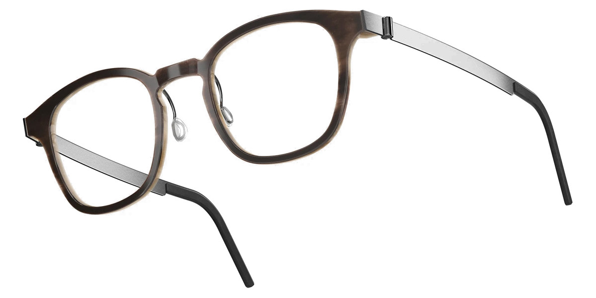 Color: Medium Brown/Light Brown P10 SL93 Blue Gradient- Lindberg Buffalo Titanium LND1854H18P1048