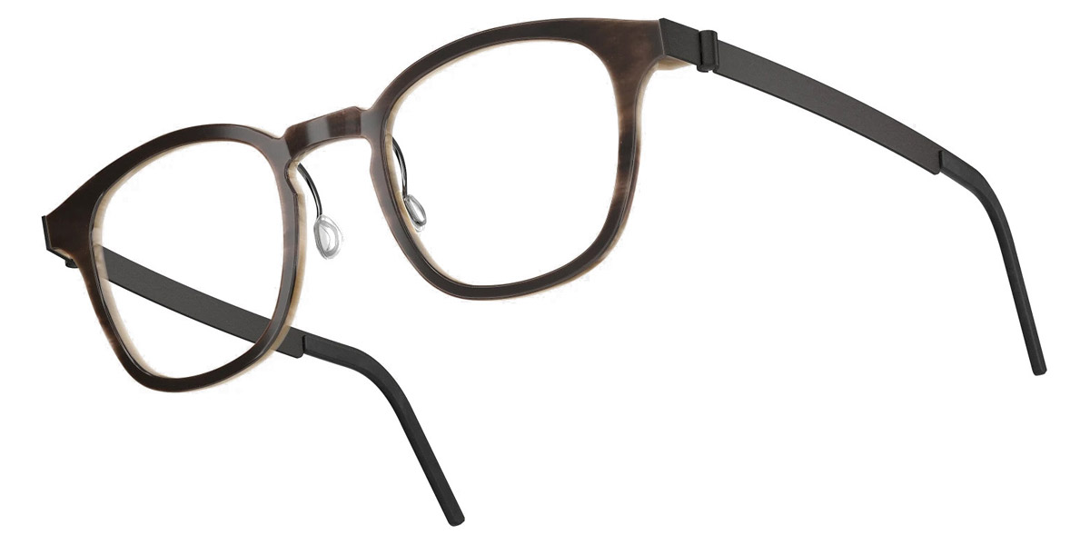 Color: Medium Brown/Light Brown U9 SL103 Gray/Green Gradient- Lindberg Buffalo Titanium LND1854H18U948