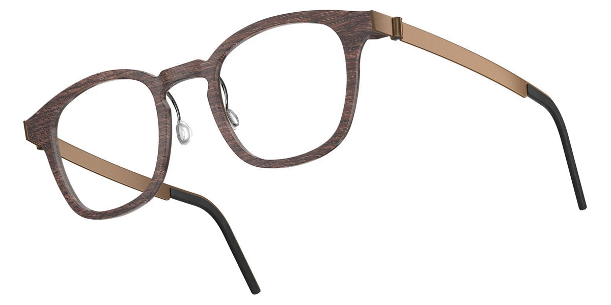 Color: Smoked Oak/Dark Brown PU15 SL43 Blue/Gray- Lindberg Buffalo Titanium LND1854WB11PU1548