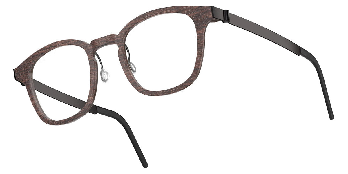 Color: Smoked Oak/Dark Brown PU9 SL26 Gray/Blue Gradient- Lindberg Buffalo Titanium LND1854WB11PU948