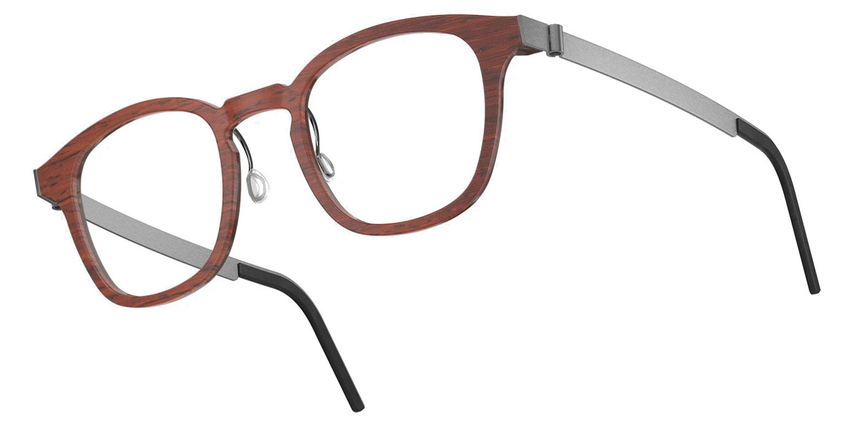 Color: Padauk/Dark Brown 10 SL62 Bordeaux-Pearl Gradient- Lindberg Buffalo Titanium LND1854WD131048