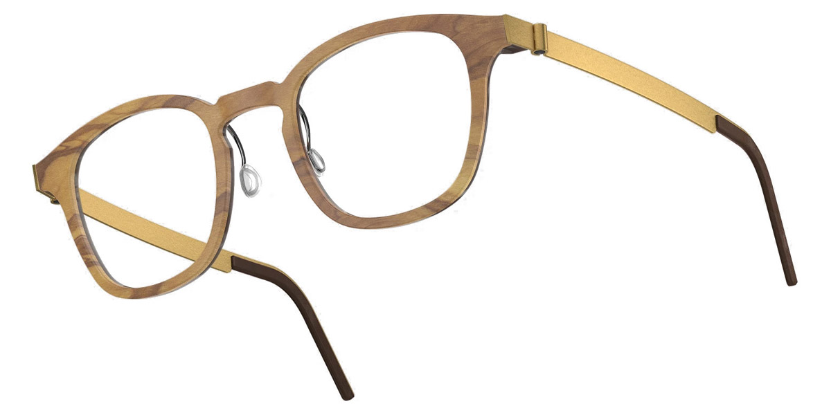 Color: Olive/Medium Brown GT SL98 Warm Gray Gradient- Lindberg Buffalo Titanium LND1854WE17GT48