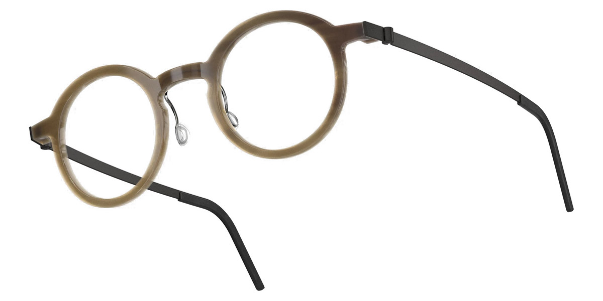 Color: Light Brown U9 SL86 Dark Gray Gradient- Lindberg Buffalo Titanium LND1855H16U946