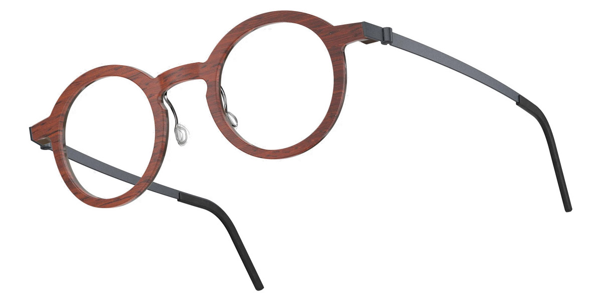 Color: Padauk/Dark Brown U16 SL103 Gray/Green Gradient- Lindberg Buffalo Titanium LND1855WD13U1646