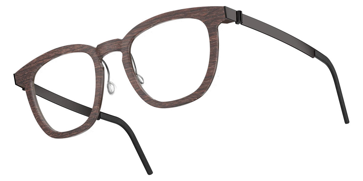 Color: Smoked Oak/Dark Brown PU9 SL82 Green Gradient- Lindberg Buffalo Titanium LND1856WB11PU951