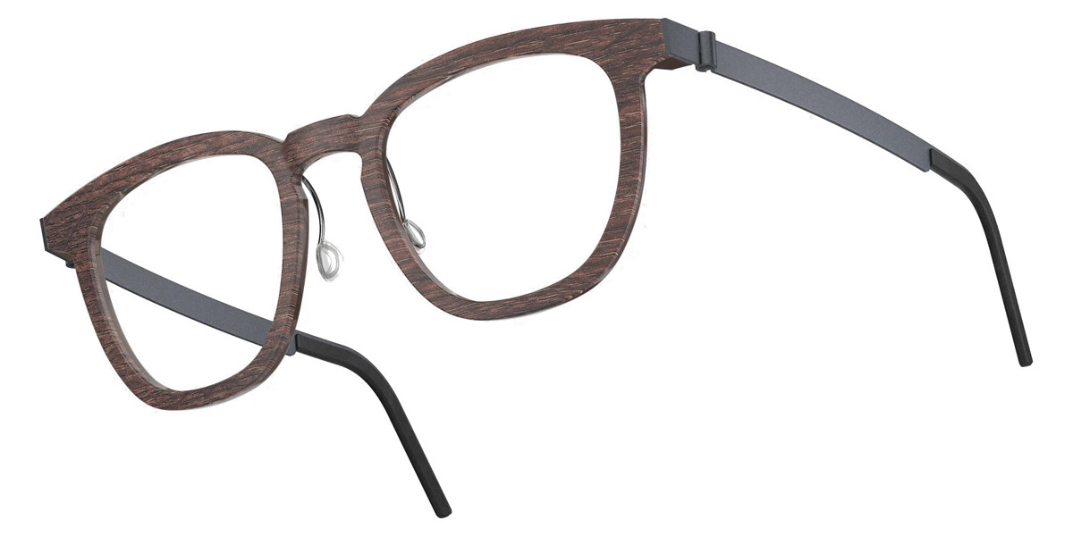 Color: Smoked Oak/Dark Brown U16 SL86 Dark Gray Gradient- Lindberg Buffalo Titanium LND1856WB11U1651