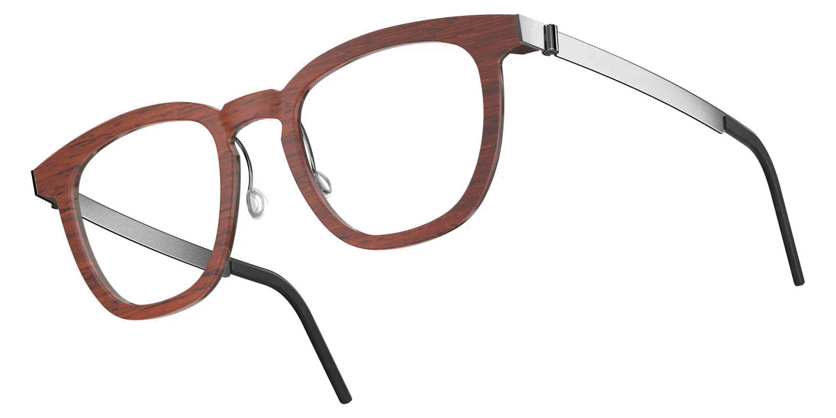 Color: Padauk/Dark Brown P10 SL93 Blue Gradient- Lindberg Buffalo Titanium LND1856WD13P1051