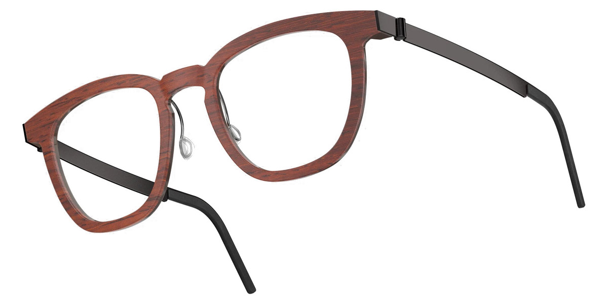 Color: Padauk/Dark Brown PU9 SL98 Warm Gray Gradient- Lindberg Buffalo Titanium LND1856WD13PU951