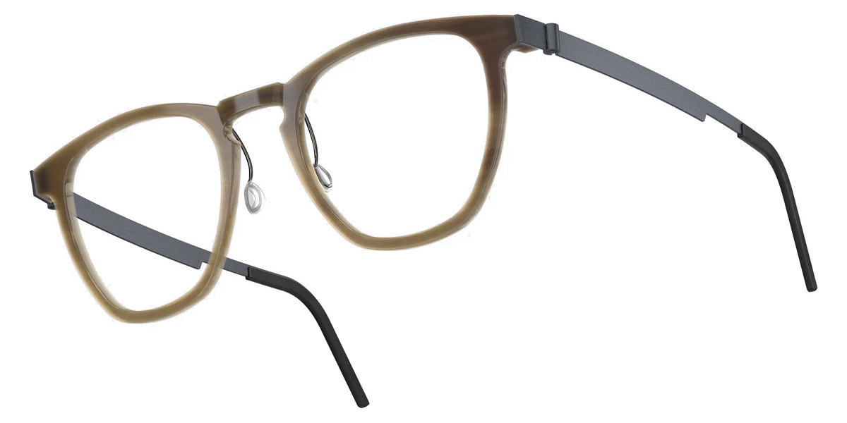 Color: Light Brown U16 SL49 Light Silver Mirrored-Gray- Lindberg Buffalo Titanium LND1857H16U1652