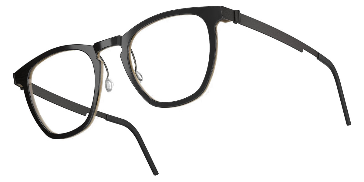 Color: Deep Black/Light Brown U9 SL49 Light Silver Mirrored-Gray- Lindberg Buffalo Titanium LND1857H26U952