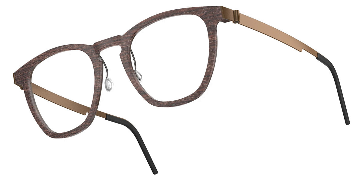 Color: Smoked Oak/Dark Brown PU15 SL104 Brown- Lindberg Buffalo Titanium LND1857WB11PU1552