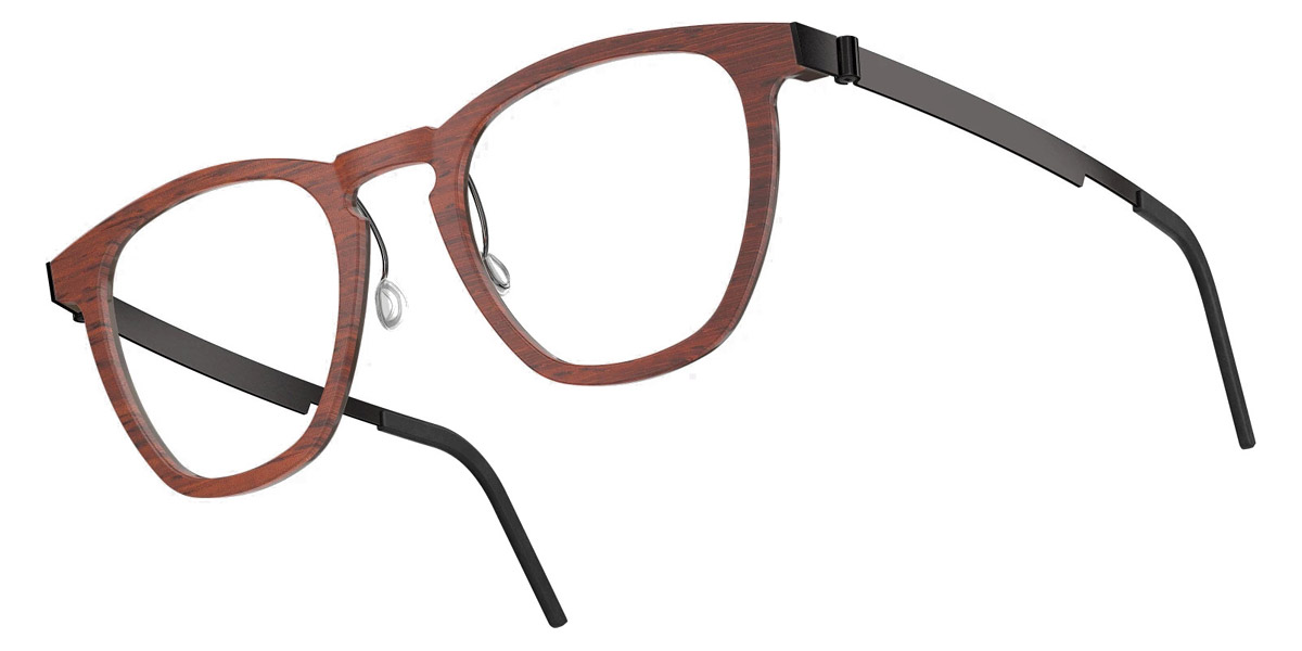 Color: Padauk/Dark Brown PU9 SL53 Gold Mirrored-Brown Gradient- Lindberg Buffalo Titanium LND1857WD13PU952