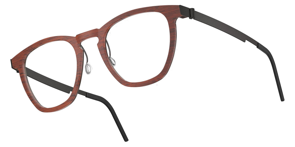 Color: Padauk/Dark Brown U9 SL62 Bordeaux-Pearl Gradient- Lindberg Buffalo Titanium LND1857WD13U952