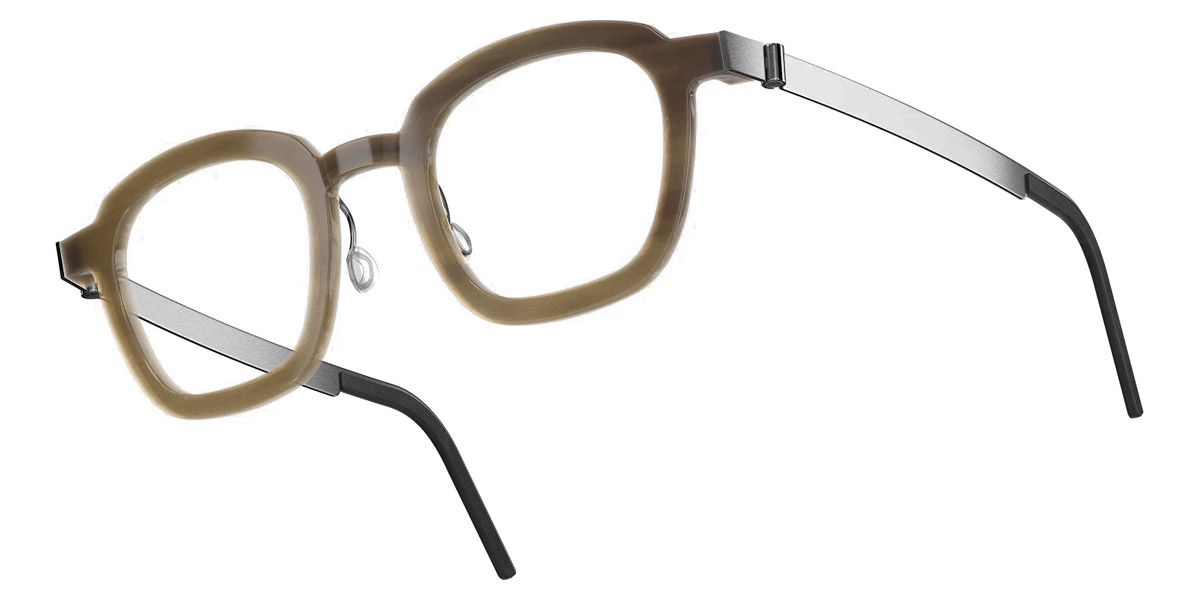 Color: Light Brown P10 SL54 Rose Gold Mirrored-Medium Gray- Lindberg Buffalo Titanium LND1858H16P1047